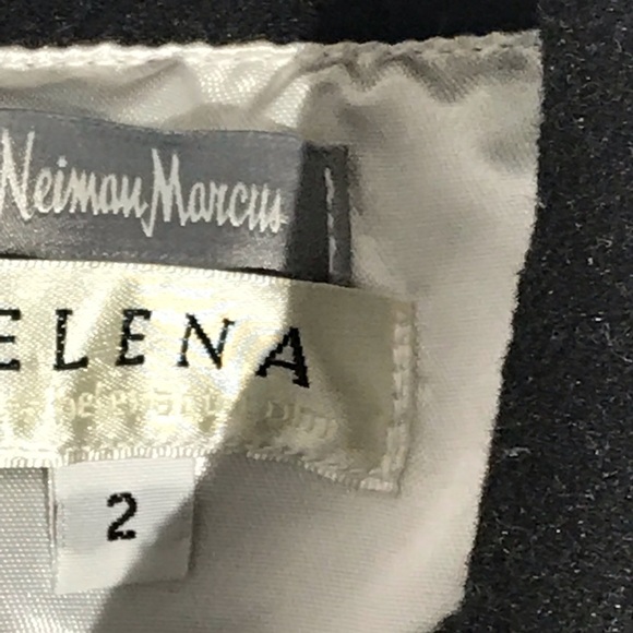 Neiman Marcus Elena faux fur coat size 2 - Picture 3 of 8